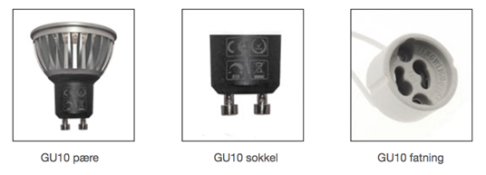 gu10 fatning mv sunflux 1